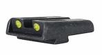 TruGlo TFO Square Low Set for Most For Glock Fiber Optic Handgun Sight - TG131GT1Y