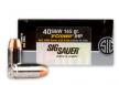 Main product image for Sig Sauer  V-Crown 40S&W Ammo  165gr  JHP  50rd box