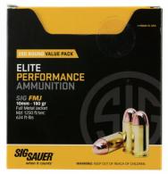 Sig Sauer E10MB1200 Elite Ball 10mm Automatic 180 GR Full Metal Jacket 200 Bx/ - 51