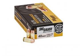 Sig Sauer E40SB2200 Elite Ball 40 Smith & Wesson (S&W) 180 GR Full Metal Jacket - 51 Sig Sauer E40SB2200 Elite Ball 40 Smith & Wesson (S&W) 180 GR Full Metal Jacket - 51