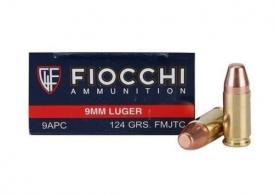 Fiocchi 9MM 124 Grain Leadless Truncated Cone w/Enclosed Bas - 9TCEB124