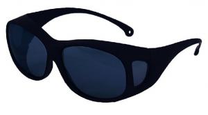 Silencio Safety Glasses w/Black Frame & Smoke Lens - 3015023