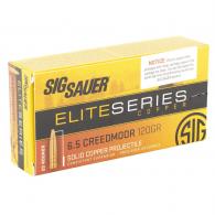 Sig Sauer Elite Copper Hunting 6.5 Creedmoor 120 gr Jacketed Hollow Point (JHP) 20 Bx/ 10 Cs - E65CH120