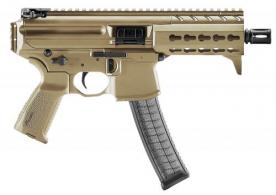 Sig Sauer MPX K AR Pistol Semi-Automatic 9mm Luger 4.5" 30+1 Flat Dark Earth Anodized/Black - MPXK9KMFDE Sig Sauer MPX K AR Pistol Semi-Automatic 9mm Luger 4.5" 30+1 Flat Dark Earth Anodized/Black - MPXK9KMFDE