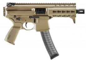 Sig Sauer MPX K AR Pistol Semi-Automatic 9mm Luger 4.5" 30+1 Flat Dark Earth Anodized/Black