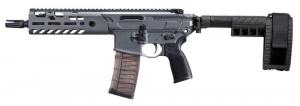 Sig Sauer PMCX300B9BTA MCX Virtus Pistol AR Pistol Semi-Automatic .300 Black  (7.62x35mm) 9" 30+1 Polymer Gray Rece - PMCX300B9BTAP