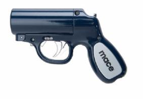 Mace Pepper Gun Contains 7 One-Second Bursts 28 gr 25 Feet Black/Blue