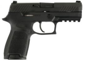 Sig Sauer P320 Compact Pistol, 9mm, 3" Barrel, Black, 10 Rounds - 320C9B10 Sig Sauer P320 Compact Pistol, 9mm, 3" Barrel, Black, 10 Rounds - 320C9B10