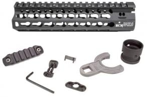 Bravo BCM AR-15 Alpha KeyMod Handguard Aluminum Black 8" - KMRA8556BK