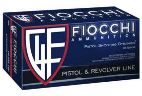 Fiocchi .38 Spc 148 Grain Jacketed Hollow Point 50rd box