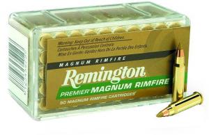 Remington Premier Gold Box Rimfire Boat Tail Hollow Point 17 HMR Ammo 50 Round Box - PR17HM1