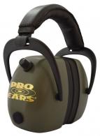 Pro Ears Pro Ears Gold II Electronic 30 dB Over the Head Green Ear cups w/Black Band & Gold Logo