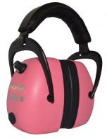 Pro Ears Pro Ears Gold II Electronic 30 dB Over the Head Pink Ear Cups w/Black Band & Gold Logo - PEG2RMP