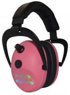 Pro Ears Pro Ears Gold II Electronic 26 dB Over the Head Pink Ear Cups w/Black Band & Gold Logo