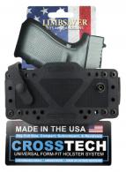 Limbsaver 12506 CrossTech IWB/OWB Black Polymer Belt Clip/Strap Fits Universal Handgun Ambidextrous - 432