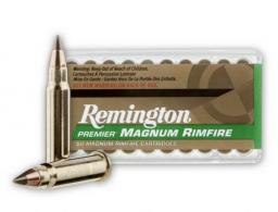 Main product image for Remington Ammunition Premier Rimfire 17 HMR 17 gr Accu Tip-V 50 Per Box/40 Cs