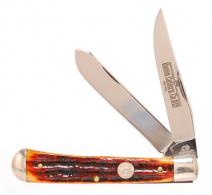 Queen Cutlery Premium Trapper w/Stag Bone Handle & Trapper/S - 2006A