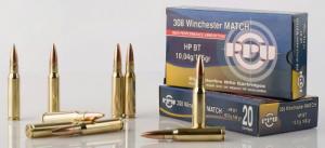 PPU Match 7.62 NATO/.308 WIN 168 GR Hollow Point Boat Tail (HPBT) 20 Bx/ 10 Cs - PPM3082 PPU Match 7.62 NATO/.308 WIN 168 GR Hollow Point Boat Tail (HPBT) 20 Bx/ 10 Cs - PPM3082
