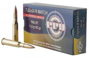 PPU Match 7.62x54mmR 182 gr Full Metal Jacket (FMJ) 20 Bx/ 10 Cs - PPM7