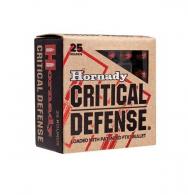 Hornady Critical Defense Ammo 38 Special 110gr Flex Tip 25 Round Box - 90310 Hornady Critical Defense Ammo 38 Special 110gr Flex Tip 25 Round Box - 90310