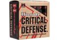 Main product image for Hornady Critical Defense 38 Spl +P  110gr  FTX 25rd box