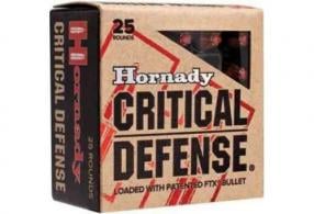 Hornady Critical Defense 38 Spl +P  110gr  FTX 25rd box
