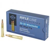 PPU Standard Rifle Ammo, 30-30 Winchester, 170 Grain, Flat Soft Point, 20 Round Box - PP30302 PPU Standard Rifle Ammo, 30-30 Winchester, 170 Grain, Flat Soft Point, 20 Round Box - PP30302