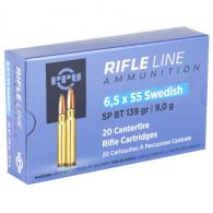 PPU Metric Rifle 6.5x55 Swedish 139 gr Soft Point (SP) 20 Bx/ 10 Cs - PP6SWS PPU Metric Rifle 6.5x55 Swedish 139 gr Soft Point (SP) 20 Bx/ 10 Cs - PP6SWS