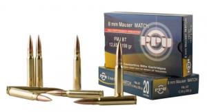 PPU Metric Rifle 8mm Mauser 198 gr Full Metal Jacket (FMJ) 20 Bx/ 10 Cs