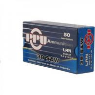 PPU Handgun 38 S&W 145 gr Lead Round Nose (LRN) 50 Bx/ 20 Cs - PPH38SW PPU Handgun 38 S&W 145 gr Lead Round Nose (LRN) 50 Bx/ 20 Cs - PPH38SW
