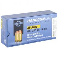 PPU Handgun 45 ACP 230 gr Full Metal Jacket (FMJ) 50 Bx/ 10 Cs - PPH45F PPU Handgun 45 ACP 230 gr Full Metal Jacket (FMJ) 50 Bx/ 10 Cs - PPH45F