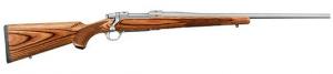 Ruger Hawkeye 300 Win Mag. Stainless, Brown Laminated Stock - 7154