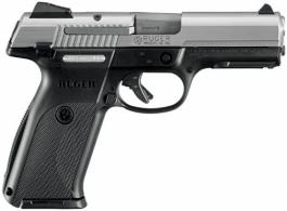 Ruger 3309 SR9 Standard 9mm Luger DA 4.10" 10+1 Black Polymer Grip Stainless Steel Slide - 3309 Ruger 3309 SR9 Standard 9mm Luger DA 4.10" 10+1 Black Polymer Grip Stainless Steel Slide - 3309