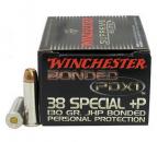 Winchester Supreme Elite .38 Spc +P 130 Grain Bonded PDX - S38PDB