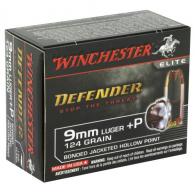 Winchester PDX1 Defender Handgun Ammunition 9mm Luger (+P) 124 gr JHP 1200 fps 20/ct - S9MMPDB Winchester PDX1 Defender Handgun Ammunition 9mm Luger (+P) 124 gr JHP 1200 fps 20/ct - S9MMPDB
