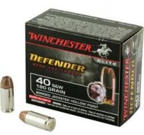 Winchester PDX1 Defender Bonded Jacket Hollow Point 40 S&W Ammo 20 Round Box