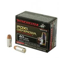 Winchester Supreme Elite 40 S&W 165 Grain Bonded PDX - S40SWPDB Winchester Supreme Elite 40 S&W 165 Grain Bonded PDX - S40SWPDB