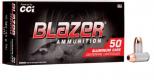 Main product image for CCI Blazer Full Metal Jacket 40 S&W Ammo 165gr 50 Round Box