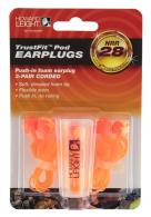 Howard Leight TrustFit Pod Corded Earplugs 28 dB Orange/Yellow 3 Pair