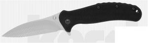 Kershaw 3-D Machined Grooves Drop Point Folder Knife - 1735