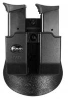 Fobus Paddle Double Magazine Pouch Black Plastic - 6909NDP