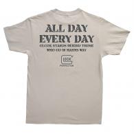 Glock EVERY DAY TEE M SLVR - GA10095