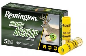 Remington Ammunition Premier AccuTip 20 Gauge 3" Sabot Slug Shot 5 Per Box/ 20 Cs - PRA20M Remington Ammunition Premier AccuTip 20 Gauge 3" Sabot Slug Shot 5 Per Box/ 20 Cs - PRA20M