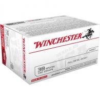 Winchester  USA  38 Spl 130 Grain Full Metal Jacket 100rd box
