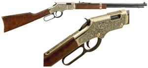 Henry .22 LR Golden Boy Deluxe 2 w/20" Blue Barrel & American - H004D2 Henry .22 LR Golden Boy Deluxe 2 w/20" Blue Barrel & American - H004D2