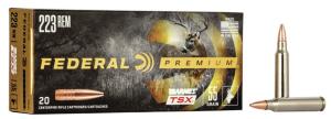 Federal Vital Shok .223 Remington 55 Grain Barnes Triple Shoc - P2223S