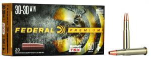 Federal Vital Shok 30-30 Winchester 150 Grain Barnes Triple - P3030G Federal Vital Shok 30-30 Winchester 150 Grain Barnes Triple - P3030G