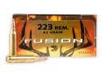 Main product image for Federal Fusion Soft Point 223 Remington Ammo 20 Round Box