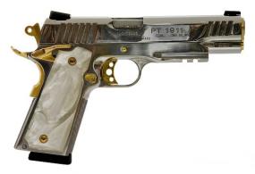 Taurus 45 ACP Model 1911 5 Barrel Stainless Finish Pearl Gr Taurus 45 ACP Model 1911 5 Barrel Stainless Finish Pearl Gr