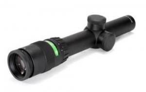AccuPoint 1-4x24 Riflescope w/ BAC, Green Triangle Post Reticle, 30mm Tube